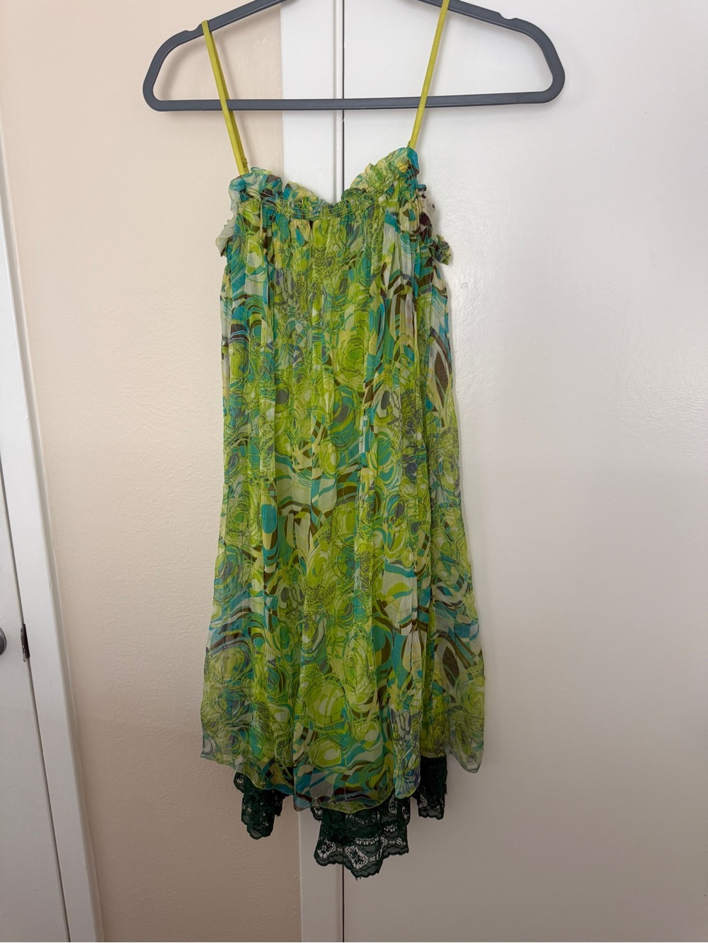 Y2K Silk Mini Dress